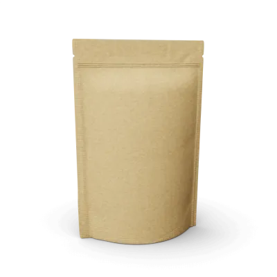 Doypack in carta naturale marrone Doypack in carta naturale marrone