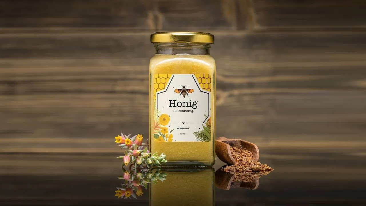 Honey label information Honey label information