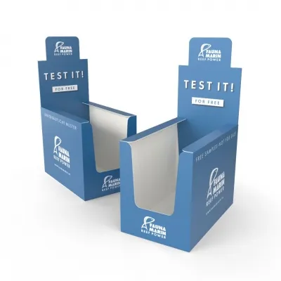 Thekendisplay für Testprodukte Thekendisplay für Testprodukte