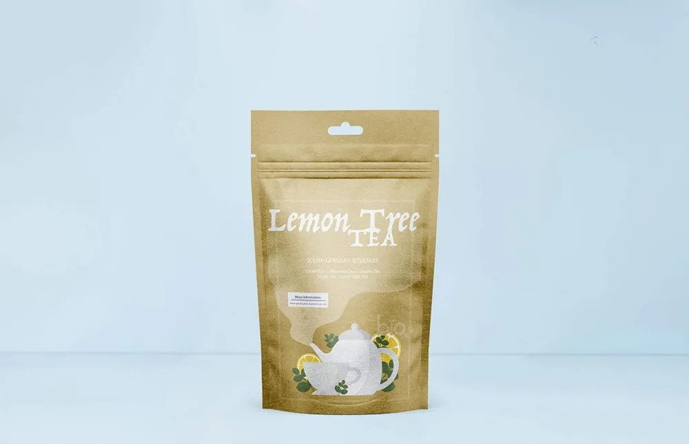 Bags made from unbleached paper - printed Bags made from unbleached paper - printed