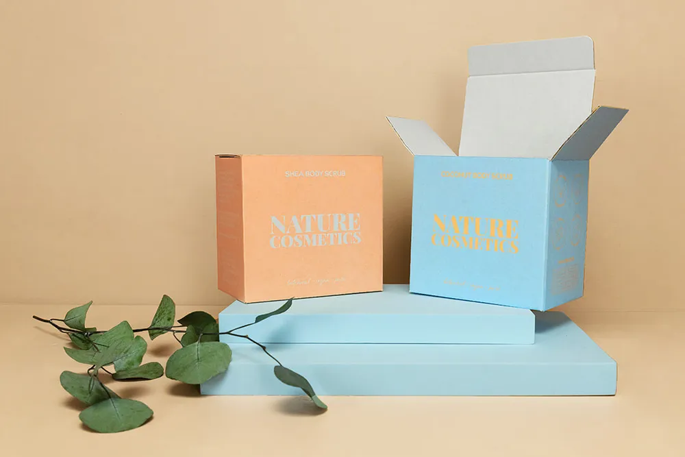 Natural cosmetics product packaging Natural cosmetics product packaging