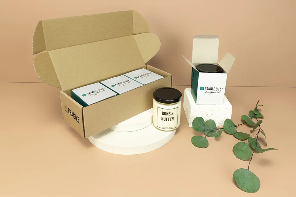Shipping box for candles Shipping box for candles