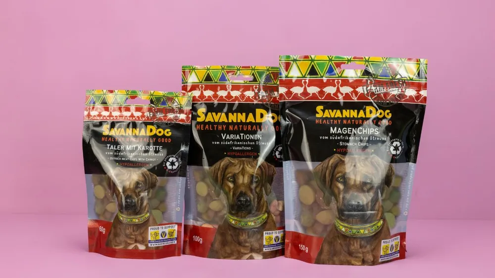 Confezione Doypack per prodotti per animali Confezione Doypack per prodotti per animali