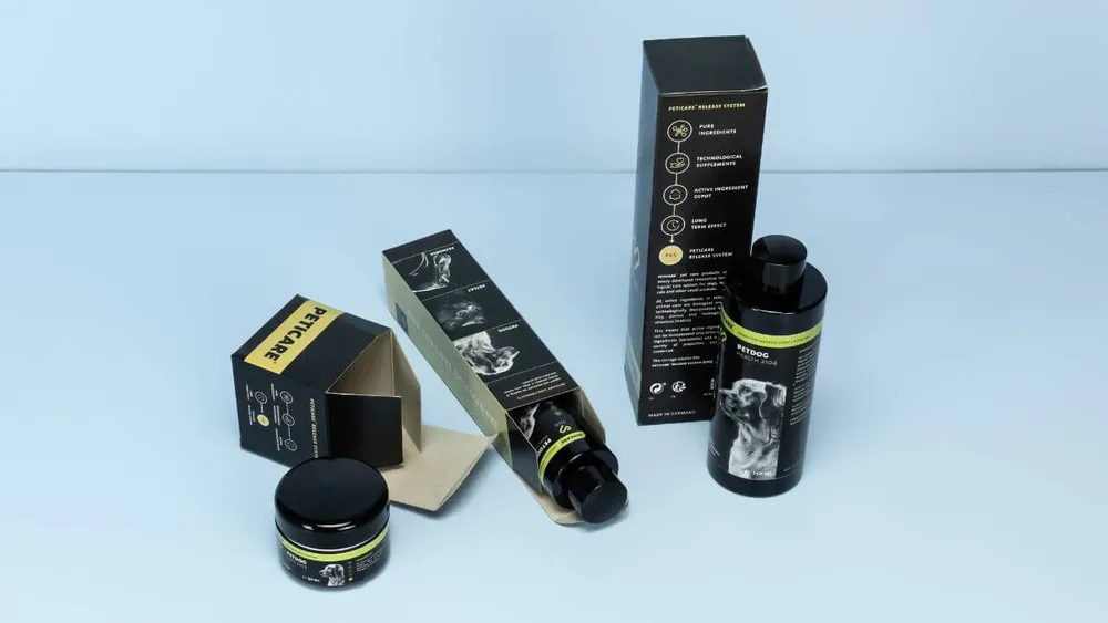 Printed cosmetic labels Printed cosmetic labels