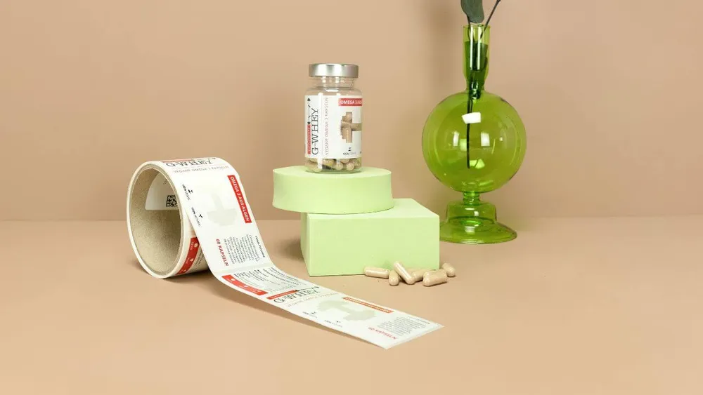 Printed transparent labels Printed transparent labels