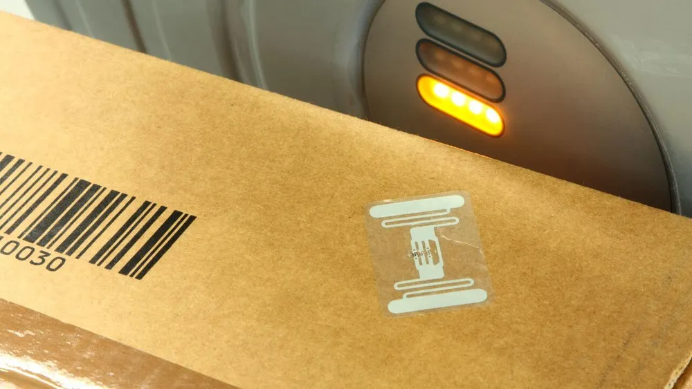 RFID-Tags auf der Verpackung RFID-Tags auf der Verpackung