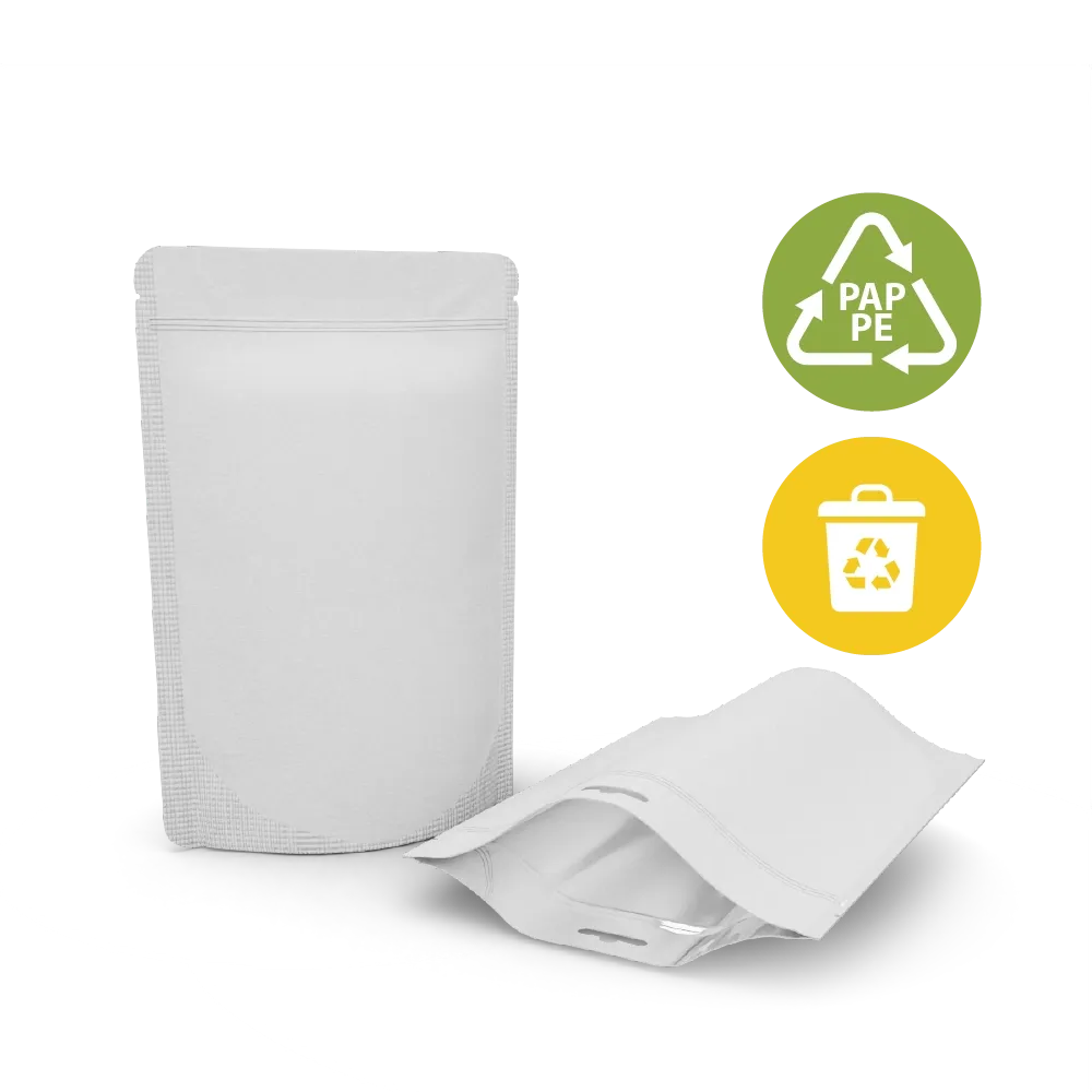 Papier weiß + Polyethylen