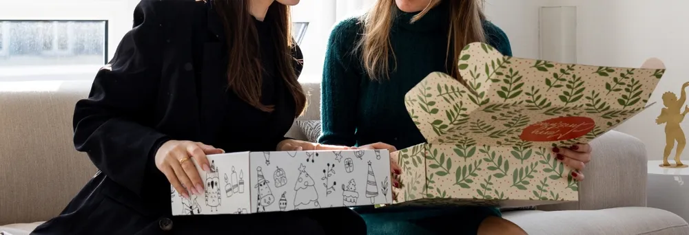 Klappkartons für Mitarbeitergeschenke Klappkartons für Mitarbeitergeschenke