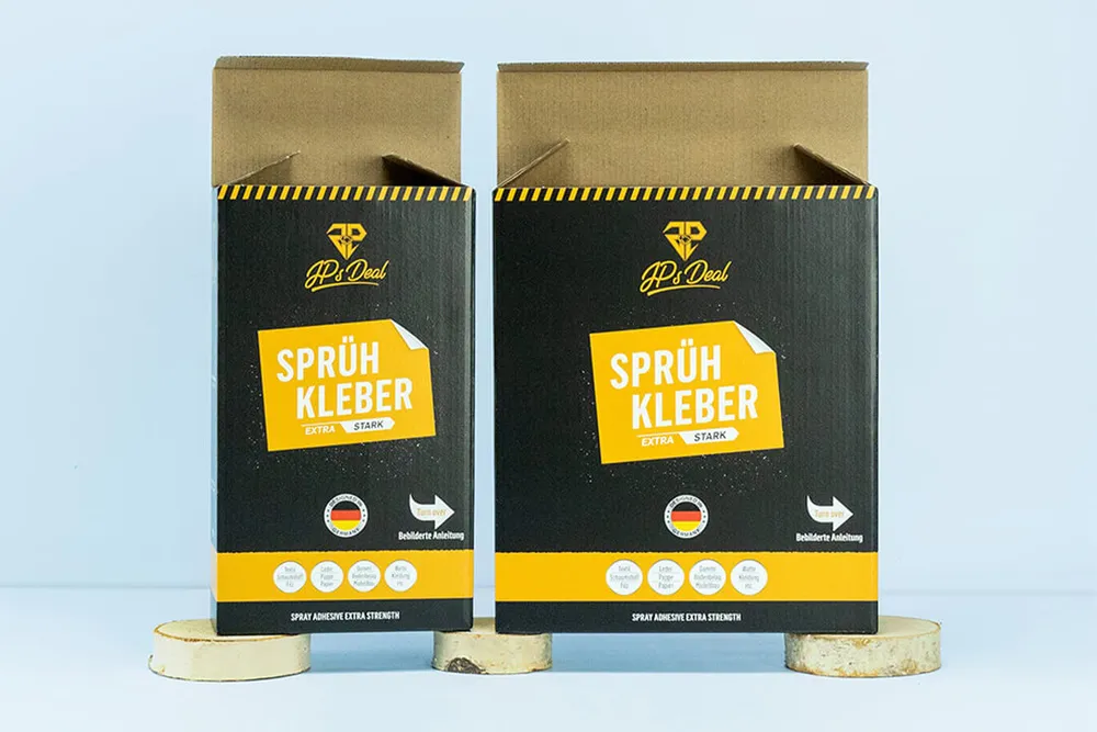 Produktverpackung aus Wellpappe Produktverpackung aus Wellpappe